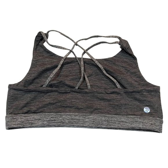 NWT TORRID Active Sports Bra Sz 3X Gray Strappy - Picture 2 of 5